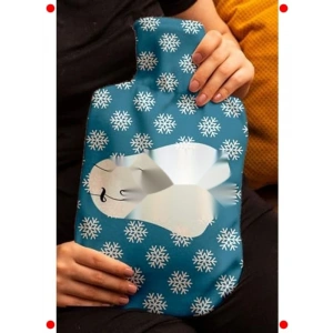 Tasarım Kılıflı Sıcak Su Torbası - Termofor