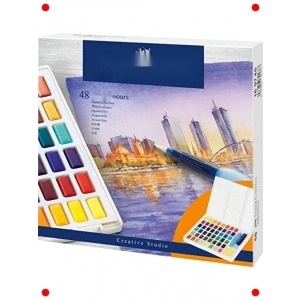 Taşınabilir 48 Renkli Tablet Sulu Seti