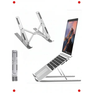 Taşınabilir Metal Laptop Standı | Ergonomik ve Kaymaz