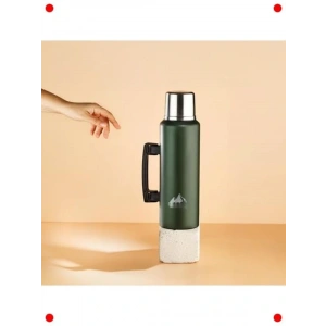 Taşınabilir Termos - Yeşil, 1 Litre