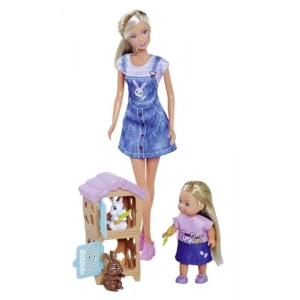 Tavşan Ailesi Seti, Kafes ve Figürlerle Birlikte