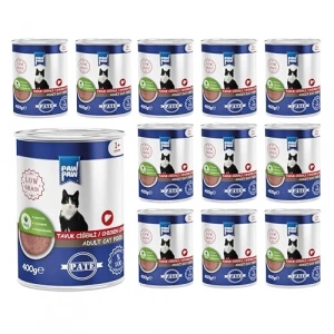 Tavuk Ciğerli 400 Gr Yetişkin Kedi Pate, 12 ADET