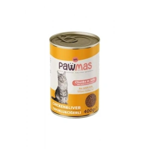 Tavuklu Ciğerli Yetişkin Kedi Konservesi, 400 Gr
