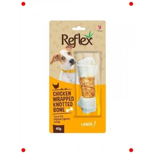 Tavuklu Düğümlü Kemik Köpek Ödülü (40 G)