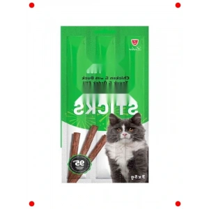 Tavuklu & Ördekli Kedi Ödül Çubukları 3 Adet