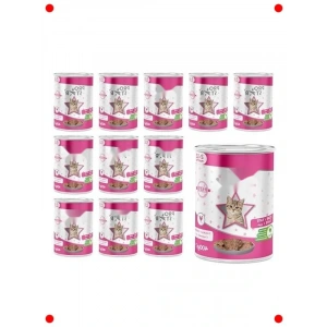 Tavuklu Yavru Kedi Pate Yaş Mama 400 Gr x 12li