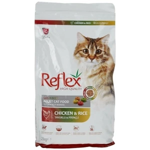 Tavuklu Yetişkin Kedi Maması - 2 kg Renkli Taneli