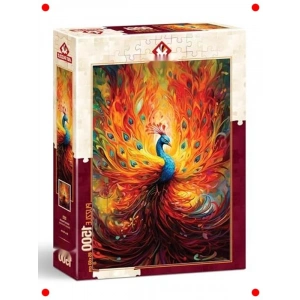 Tavuskuşu Desenli 1500 Parça Sanat Yapbozu