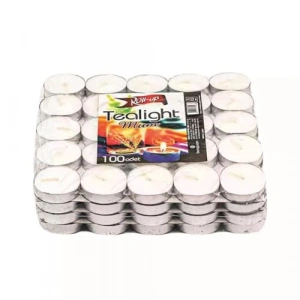 Tealight Mum, 100 Adet ile Uzun Süreli Aydınlatma Sağlar