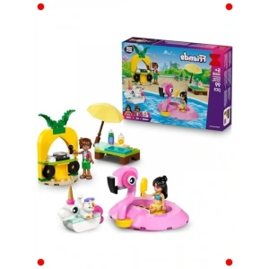 Tek Boynuzlu At & Flamingo Havuz Partisi Yapım Seti