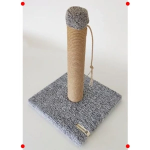 Tek Katlı Gri Kedi Tırmalama Yatağı