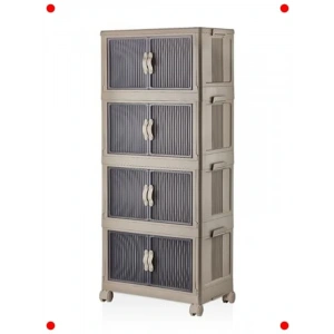 Tekerlekli 4 Katlı Katlanabilir Çok Amaçlı Organizer