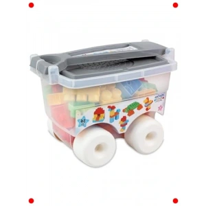 Tekerlekli Kutu Blok Seti (56 Parça)