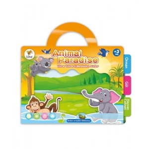 Tekrar Kullanılabilir Hayvan Temalı Sticker Seti, Eğlenceli