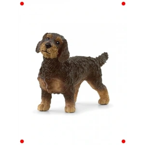 Tel Tüylü Dachshund Köpek Figürü