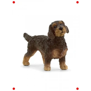 Tel Tüylü Dachshund Köpek Figürü