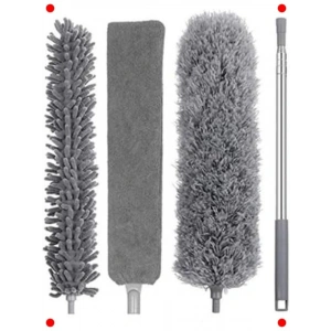 Teleskopik 3lü Tezlik Seti - Uzayabilir Toz Alma