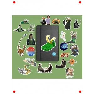 Tematik Sticker Paketi: Defter, Ajanda, Laptop İçin