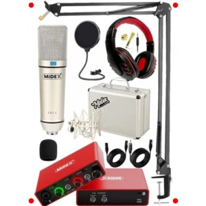 Temel Stüdyo Kayıt Ekipman Seti: Mikrofon ve Ses Kartı
