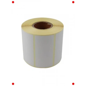 Termal Etiket Rulo - 80x40mm, 1000 Adet, Beyaz