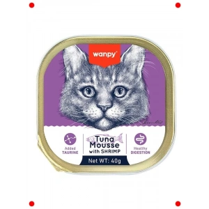 Ton Balıklı Karidesli Pate Kedi Maması (6 x 40 Gr)
