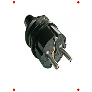 Topraklı Erkek Fiş, Siyah