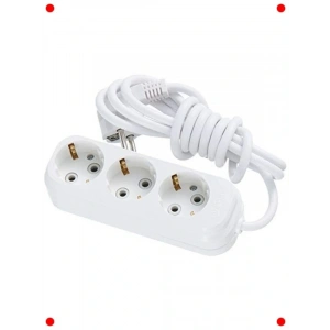 Topraklı Üçlü Grup Priz 2 Metre Kablolu