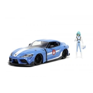 Toyota Supra Metal Die-Cast Model Araç ve Figür Seti