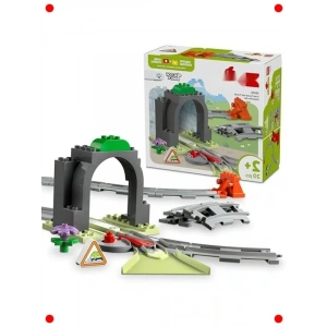 Tren Tüneli & Rları Ek Seti (20 Parça, 2 Yaş+)