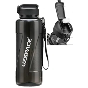 Tritan Malzemeden Üretilen 1500 ml Siyah Su Matarası