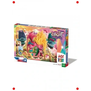 Trolls 3 Süper Renkli 104 Parça Yapboz