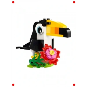 Tropikal Tukan Figürü Yapım Seti