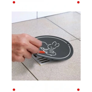 Tşan Desenli Silikon Gider Kapağı