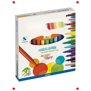 Turbo Renkli Keçeli Kalem Seti (24lü)