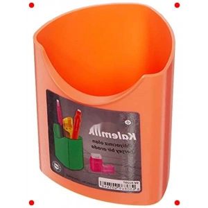 Turuncu Metal Kalemlik - Masaüstü Düzenleyici