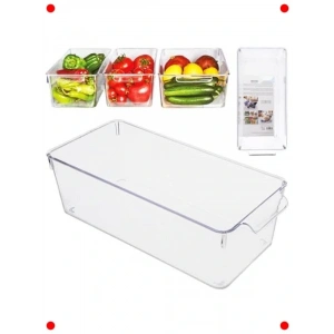 Ultra Dayanıklı Şeffaf Buzdolabı ve Kiler Düzenleyici