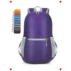 Ultra Hafif Katlanabilir Sırt Çantası - Mor