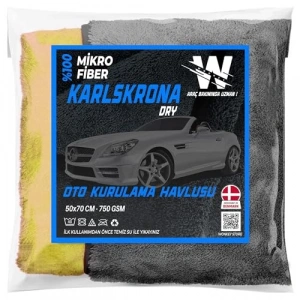Ultra Kalın Krofiber Araç Yıkama Havlusu, 70x50 cm, Çift Katlı