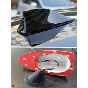 Üniversal Siyah Tavan Anteni - Köpek Balığı Tasarım