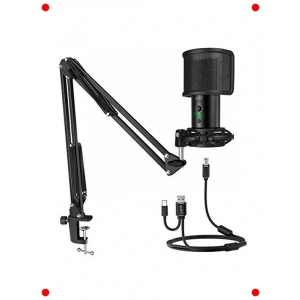 USB Condenser Mikrofon Kayıt Seti