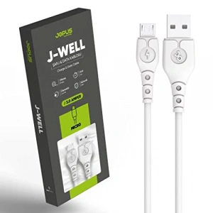 USB Data Kablosu, Beyaz Renk, 1 m Uzunluk