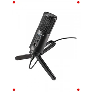 USB Kardioid Kondenser Mikrofon - Siyah