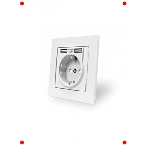 USB Portlu Topraklı Priz (Çocuk Korumalı)