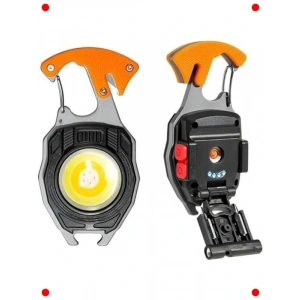 USB Şarjlı 7 Modlu Çok Fonksiyonlu El Feneri