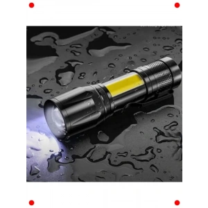 USB Şarjlı Ultra Güçlü LED Zoom El Feneri