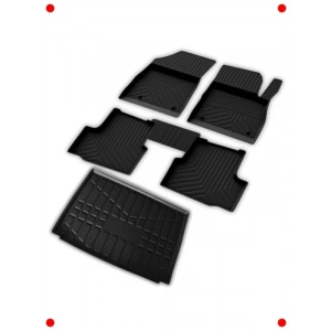 Uyumlu Araçlar İçin 4D Paspas & 3D Bagaj Havuzu Seti