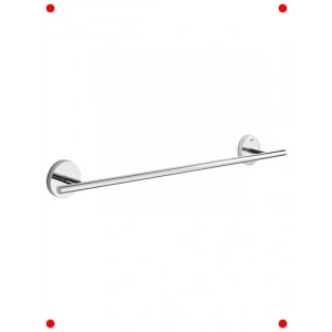 Uzun Banyo Havluluk - 522mm, Krom Kaplama, Kolay Kurulum