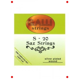 Uzun Boyunlu Saz/Bağlama Telleri - İtalyan Üretim 0.20 Ölçü