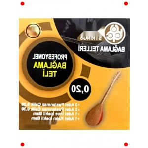 Uzun Sap Saz Teli Takımı (0.20 Kalınlık)