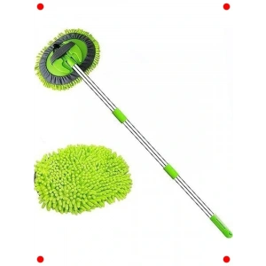 Uzun Saplı Araç Temizleme Fırçası Seti